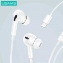 USAMS Ausinės stereo EP-41 MAX lightning balta/baltas SJ621MHS01 (US-SJ621)