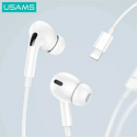 USAMS Headphones stereo EP-41 MAX lightning white/white SJ621MHS01 (US-SJ621) USAMS Headphones stereo EP-41 MAX lightning white/white SJ621MHS01 (US-SJ621)