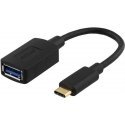 Deltaco USBC-1204 USB cable 0.15 m USB A Black Deltaco USBC-1204 USB cable 0.15 m USB A Black