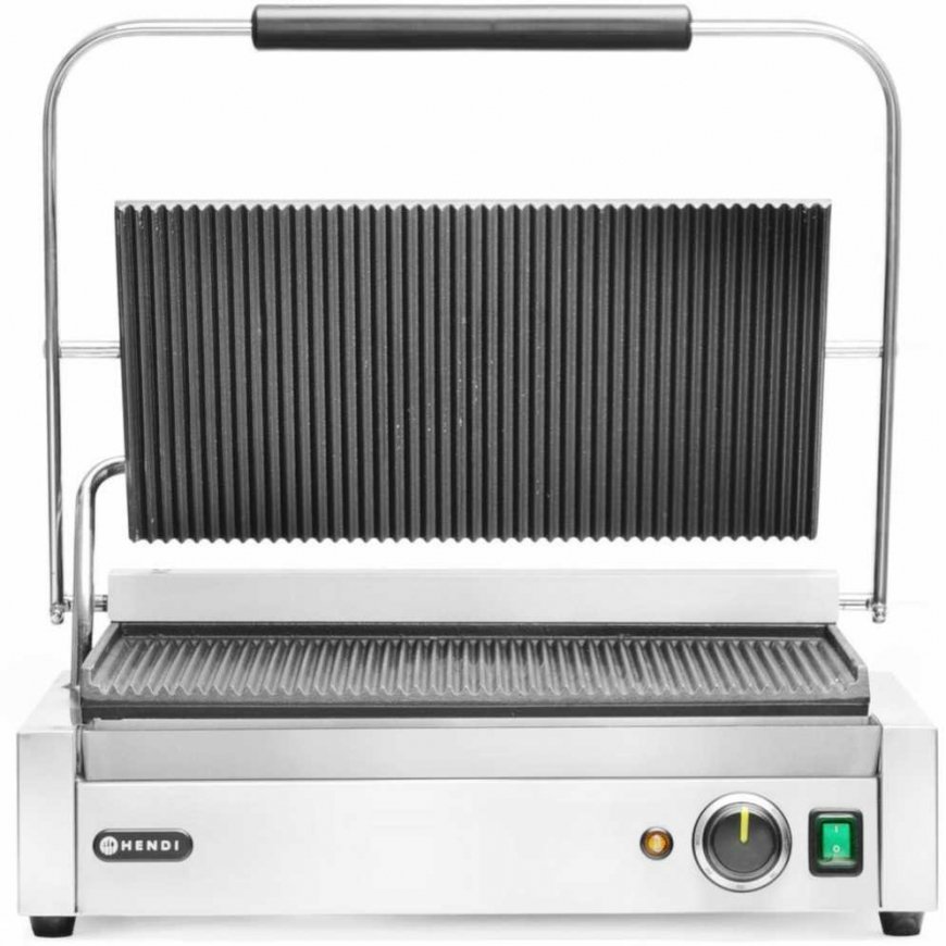 Grill electric contact XL Pianini 548 x 415 mm 2700 W - Hendi 263624 – 2