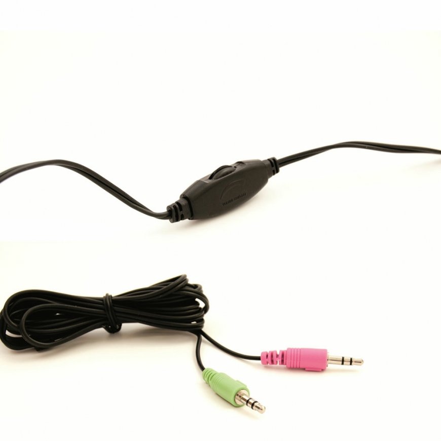 Ewent EW3563 headphones/headset Wired Head-band Calls/Music Black – 3