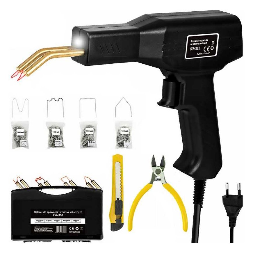 Staples Welding gun for plastic (plastic) + 400 staples
