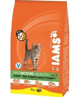 Iams CAT Vitality Adult ėriena 3kg