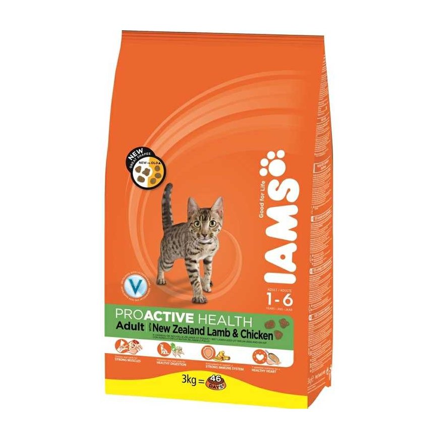 Iams CAT Vitality Adult ėriena 3kg