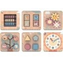 Tooky Toys TOOKY TOY Montessori interaktyvi medinė šešiakampė atidaroma dėžutė