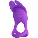 LYBAILE PRETTY LOVE - VIBRANT PENI RING 7 VIBRATIONS PURPLE SILICONE