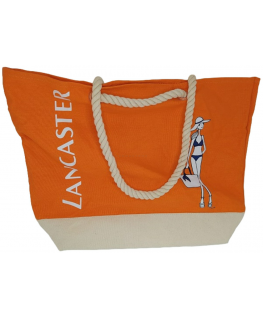 Lancaster Lancaster, Lancaster, Medžiaga, Rankinė, Paplūdimys, Oranžinis, 44 x 26 cm Moterims