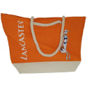 Lancaster Lancaster, Lancaster, Material, Handbag, Beach, Orange, 44 x 26 cm For Women