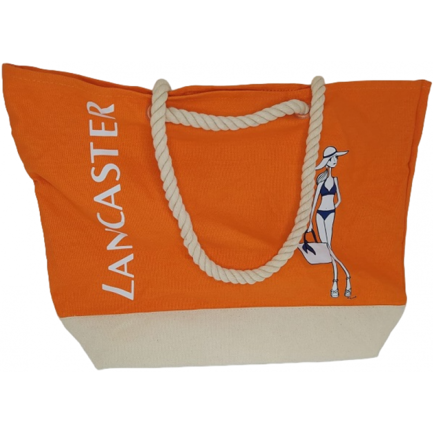 Lancaster Lancaster, Lancaster, Material, Handbag, Beach, Orange, 44 x 26 cm For Women – 2