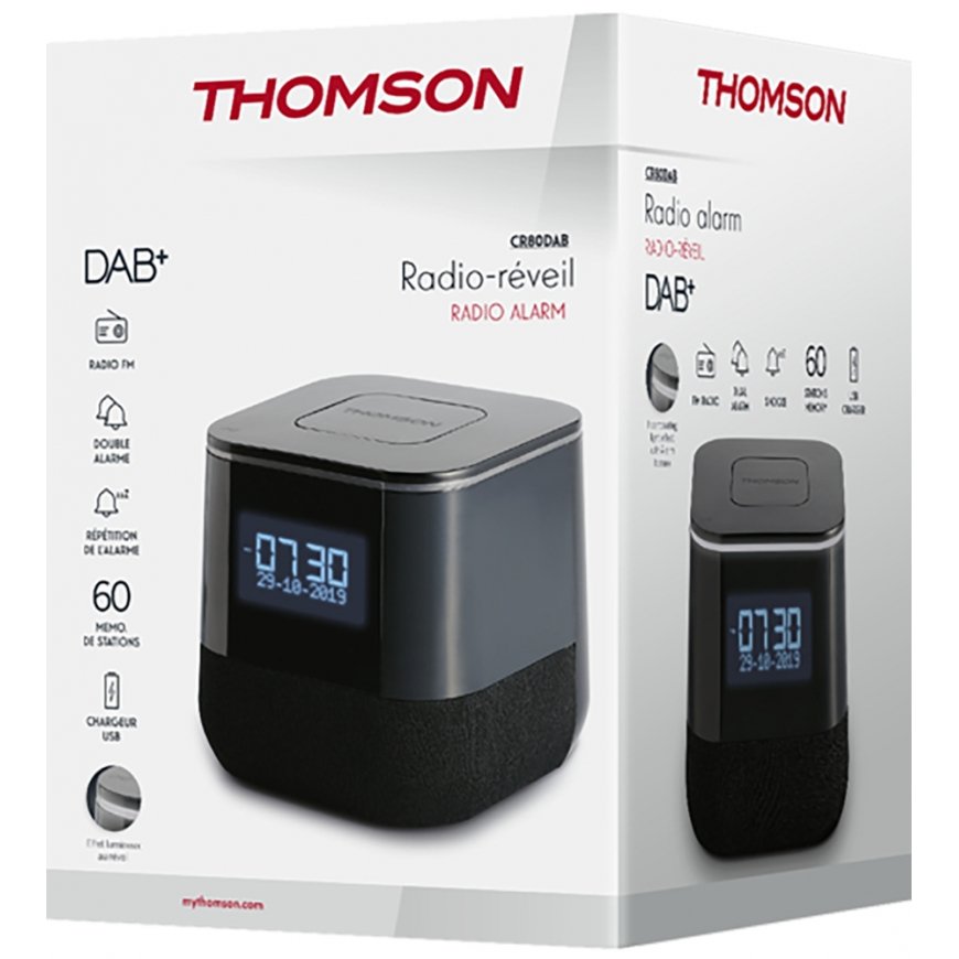 Thomson CR80 modinātājpulkstenis/taimeris Digitāls modinātājs Melns – 5