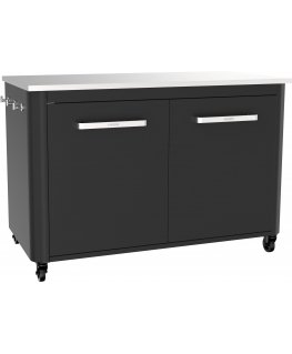 Cozze Outdoor Kitchen - outdoor kitchen / table, with two doors