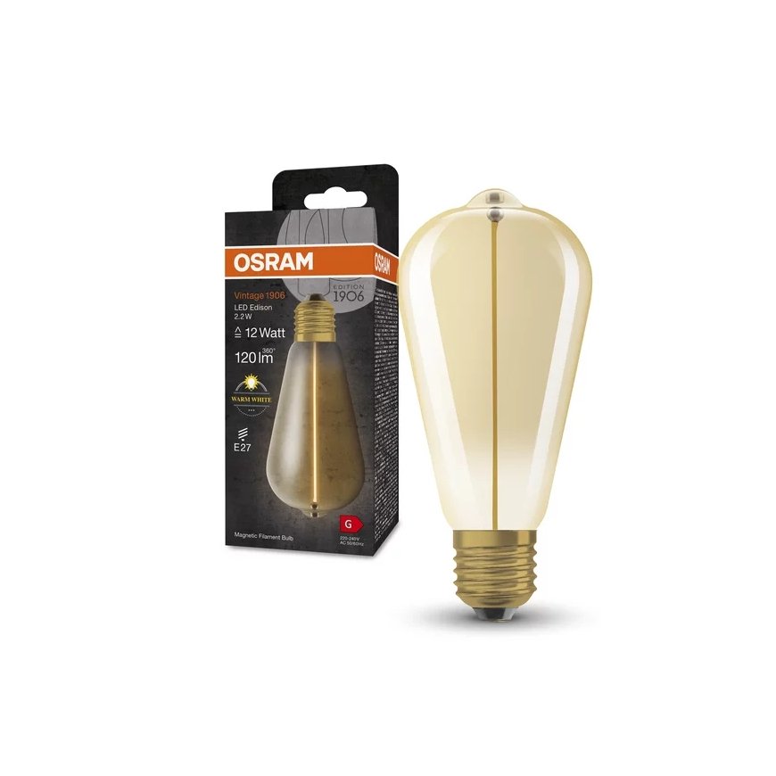 Osram AC44605 LED-pirn Soe valge 2700 K 2,2 W E27 G – 3