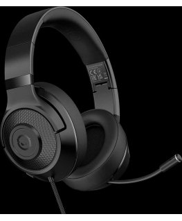 LORGAR Noah 101, Gaming headset with microphone, 3.5mm jack connection, cable length 2m, foldable design, PU leather ear pads, s