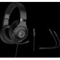LORGAR Noah 101, Gaming headset with microphone, 3.5mm jack connection, cable length 2m, foldable design, PU leather ear pads, s