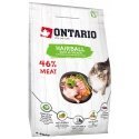 Dry cat food - Ontario Cat Hairball, 400 gr