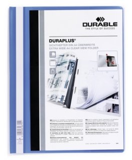 Durable DURAPLUS raporttikansi Sininen, Läpinäkyvä