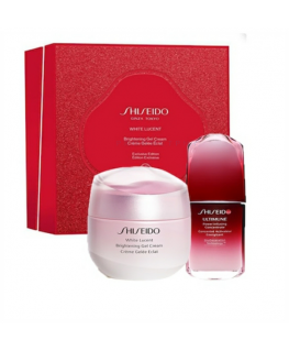 Baltas Lucent Set Shiseido: Baltas Lucent, Brightening, Day, Kreminis, For Face, 15 ml + Baltas Lucent, Illuminating, Serum, For
