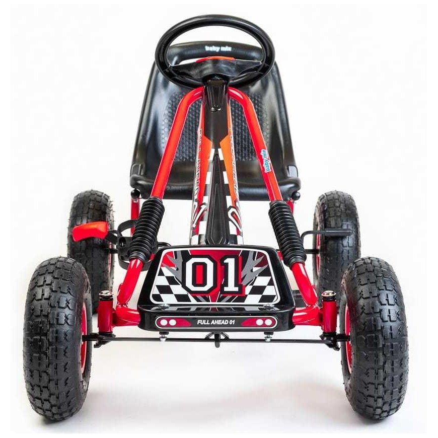 Baby Mix Go Kart Razor - pedalinis gokartas | Raudona – 3