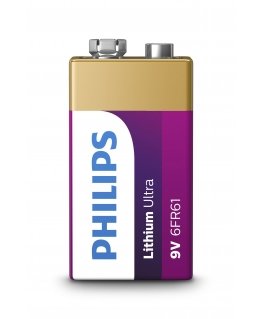 Philips Lithium Ultra Baterija 6FR61LB1A/10