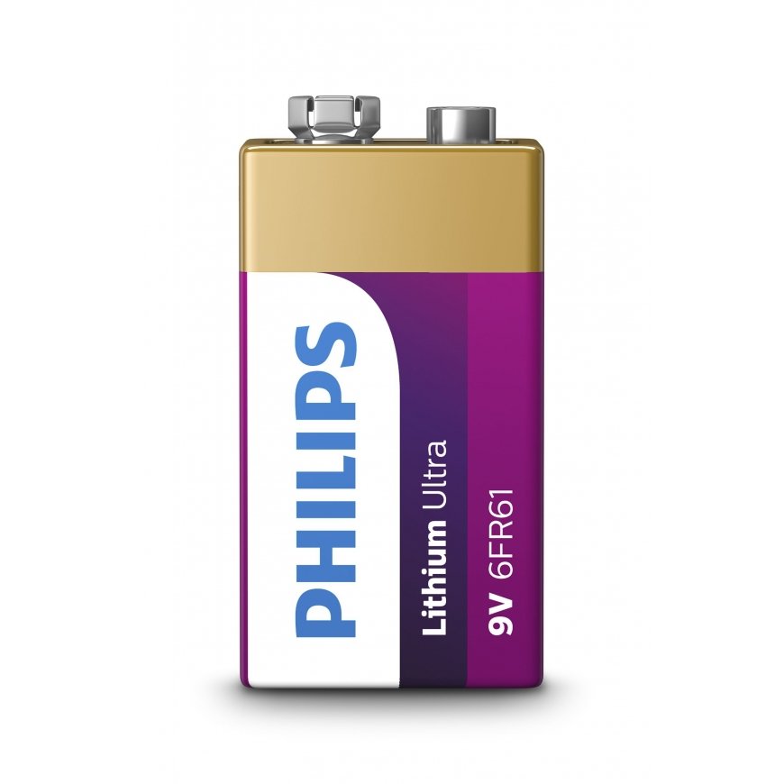 Philips Lithium Ultra Батарея 6FR61LB1A/10