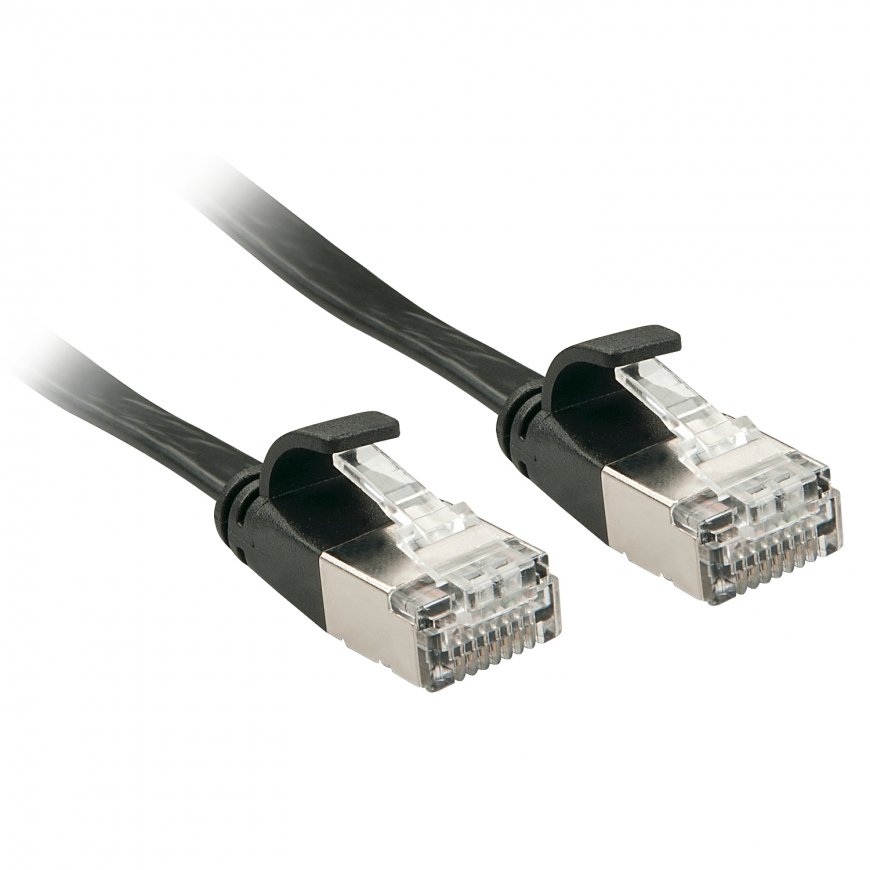 Lindy 47484 tīkla kabelis Melns 5 m Cat6a U/FTP (STP)