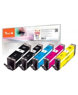Peach Multi Pack, XXL compatible with Canon PGI-580XXL, CLI-581XXL