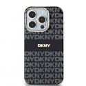 Dėklas DKNY DKHMP15SHRHSEK iPhone 15 / 14 / 13 6.1" juoda/juodas hardcase IML Mono & Stripe MagSafe