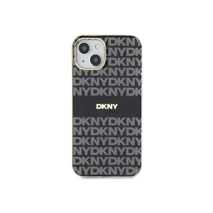 Case DKNY DKHMP15SHRHSEK iPhone 15 / 14 / 13 6.1" black/black hardcase IML Mono & Stripe MagSafe – 4