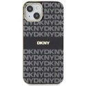 Dėklas DKNY DKHMP15SHRHSEK iPhone 15 / 14 / 13 6.1" juoda/juodas hardcase IML Mono & Stripe MagSafe