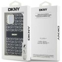 Dėklas DKNY DKHMP15SHRHSEK iPhone 15 / 14 / 13 6.1" juoda/juodas hardcase IML Mono & Stripe MagSafe
