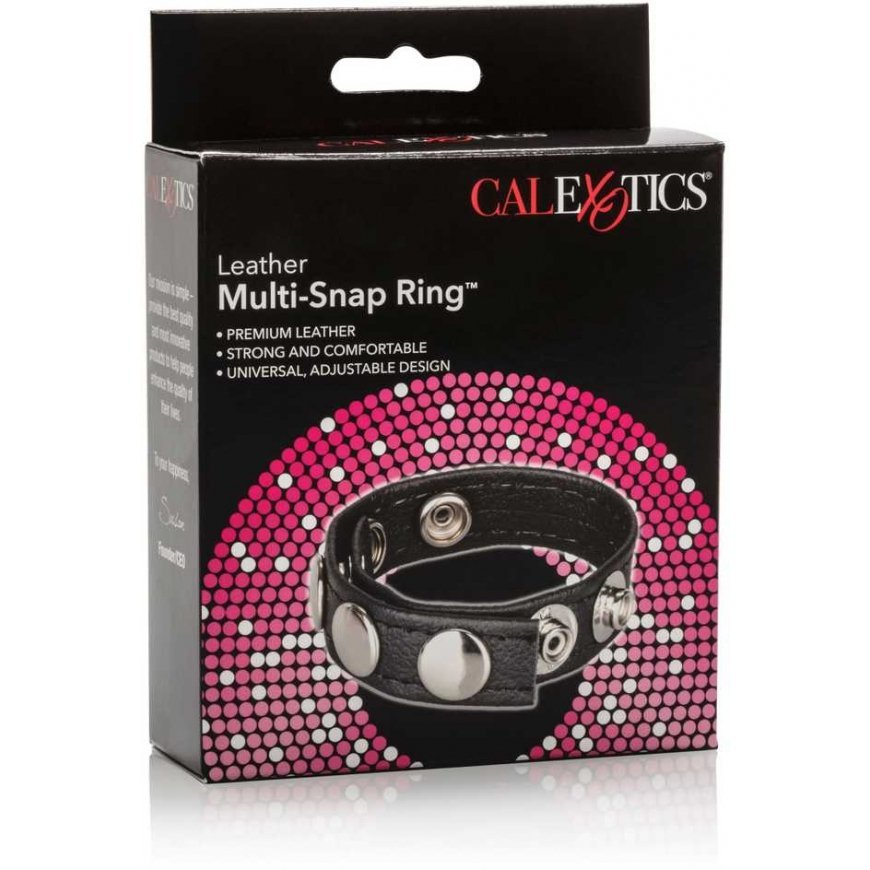 Calexotics Pierścień-ADONIS ARES LEATHER COCKRING – 2