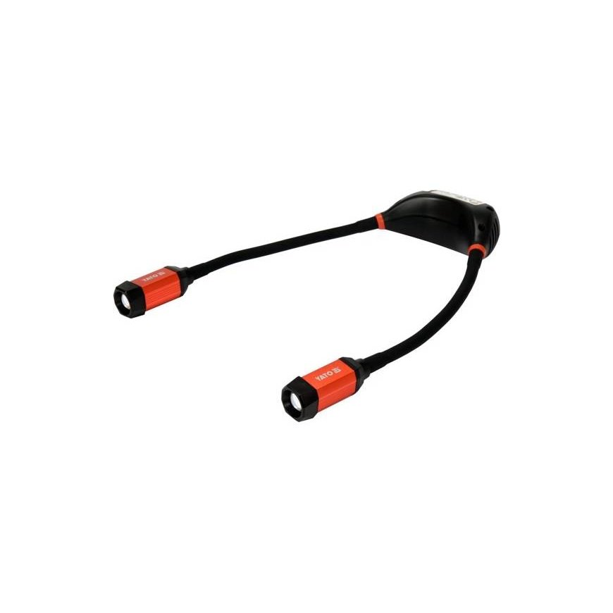 Yato YT-08599 žibintuvėlis Juoda, Raudona Kaklo žibintuvėlis SMD LED