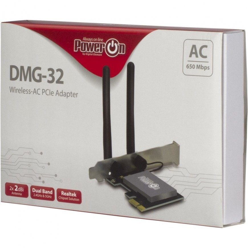 Inter-Tech DMG-32 Iekšējs WLAN 650 Mbit/s – 3
