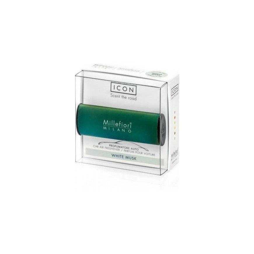 Millefiori Milano Car fragrance Icon Classic Baltas musk 47 g Kvepalai Unisex