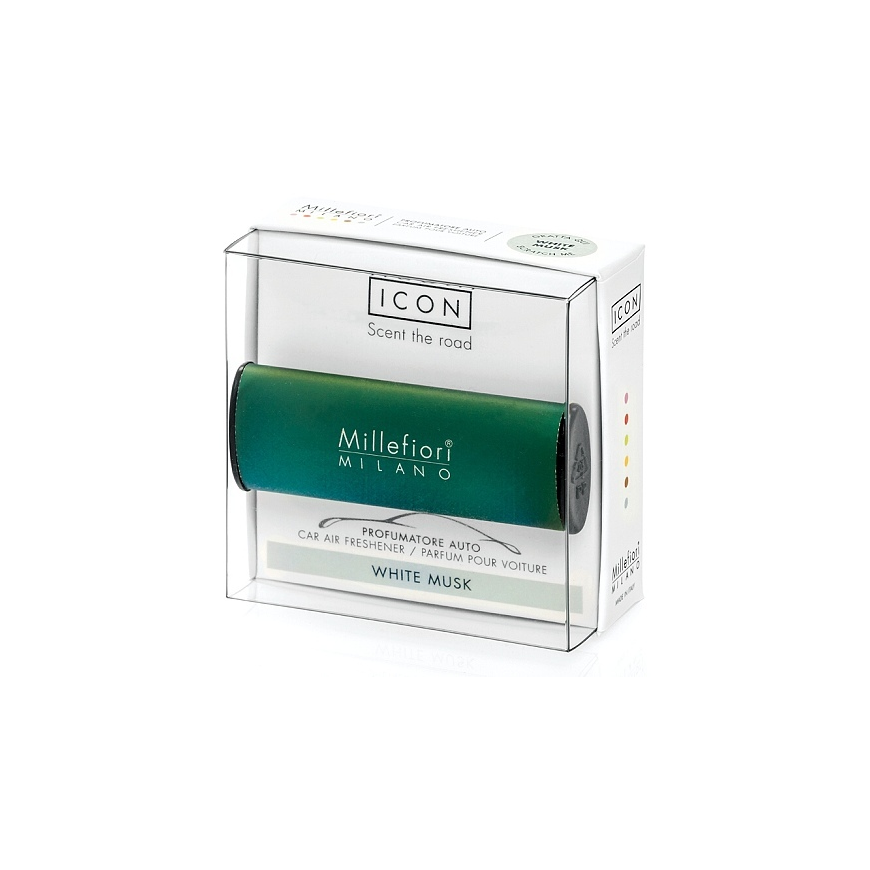 Millefiori Milano Car fragrance Icon Classic White musk 47 g Perfume Unisex – 2