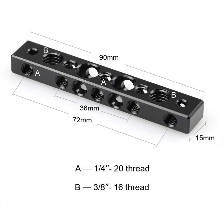 SmallRig 1091 montāžas komplekts Melns Alumīnijs – 3