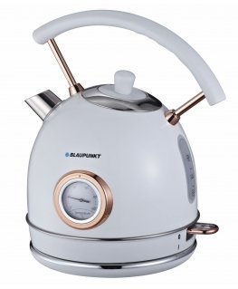 Blaupunkt EKS802WH elektriskās tējkanna 1,8 L 3000 W Zelts, Balts