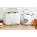 Blaupunkt EKS802WH electric kettle 1.8 L 3000 W Gold, White