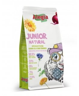 ALEGIA Junior Natural - toit kodukoobastele - 650g