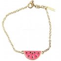 Escada, Summer Limited Edition - Sorbetto Rosso, Metal, Melon, Bracelet, 11939595, 17 cm, Gold, For Women Escada, Summer Limited Edition - Sorbetto Rosso, Metal, Melon, Bracelet, 11939595, 17 cm, Gold, For Women
