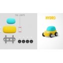 HEY CLAY Modeling clay eco-cars with wheels HEY CLAY Modeling clay eco-cars with wheels