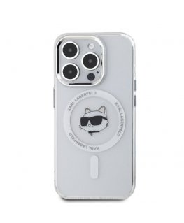 Karl Lagerfeld IML Choupette Head Metal Frame MagSafe Case for i