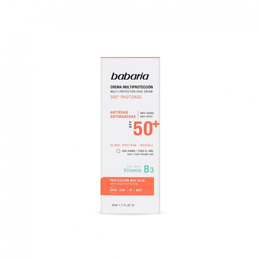 Babaria SPF 50+ multi-protection cream 50 ml