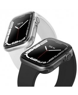 UNIQ etui Glase Apple Watch Series 7|8 41mm. Dual Pack przezrocz