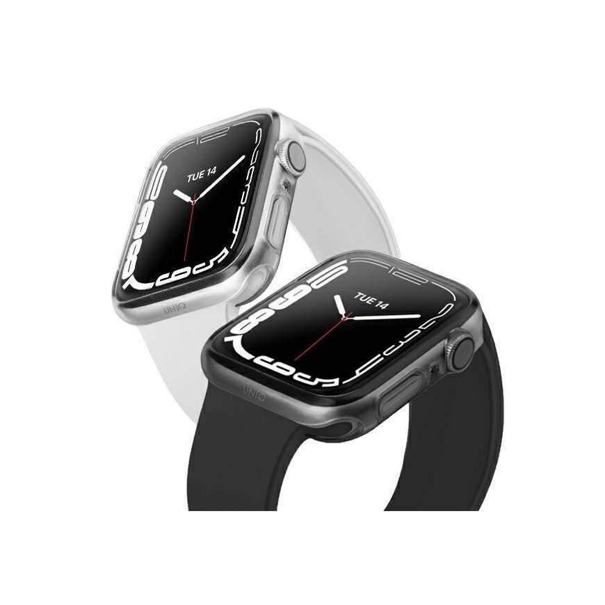 UNIQ etui Glase Apple Watch Series 7|8 41mm. Dual Pack przezrocz