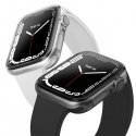 UNIQ etui Glase Apple Watch Series 7|8 41mm. Dual Pack przezrocz