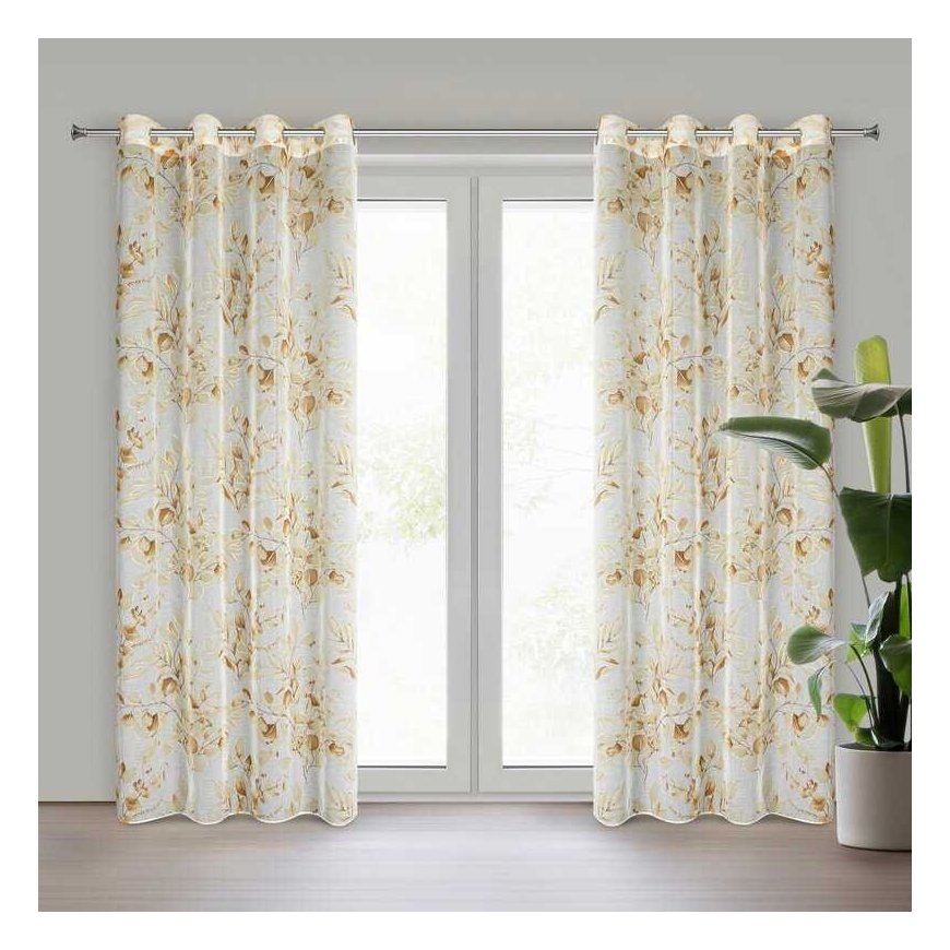 Eurofirany ZAS/AVA/BEIGE+PLN 140X250 TRANSMISSION