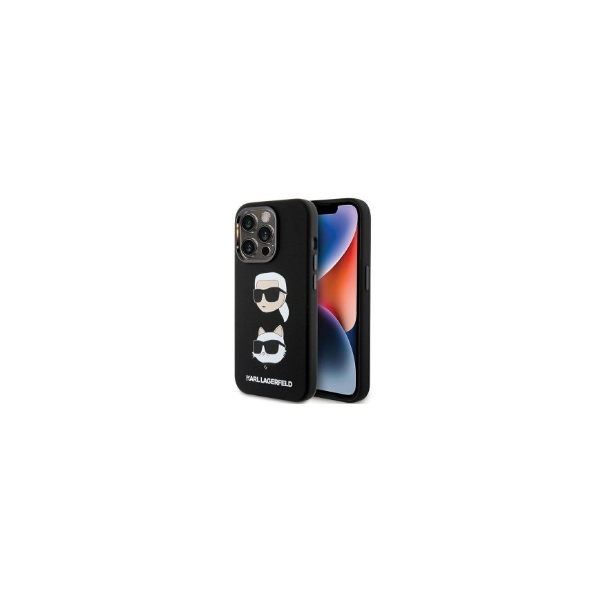 Karl Lagerfeld Grained PU Hotel RSG Case for iPhone 15 Pro Black – 2