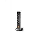 ACAR X5 musta 5 AC-pistorasia(a) 230 V 3 m ACAR X5 musta 5 AC-pistorasia(a) 230 V 3 m