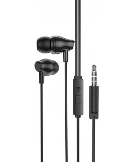 Borofone Earphones BM61 Wanderer with microphone black